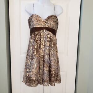 BCBG Silk Blend Empire waist babydoll y2k vibes Fairy Grunge Whimsigoth